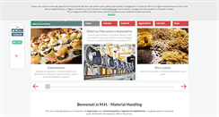 Desktop Screenshot of mhmaterialhandling.com